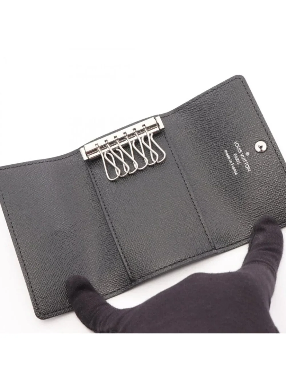 Louis Vuitton Key Case Multicles 6 Damier Graphite Key Holder